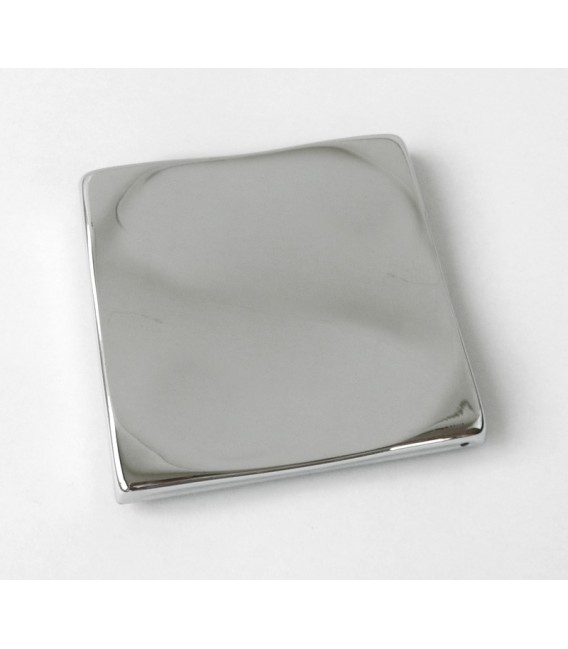 PORTACENERE QUADRATO OTTONE CROMATO