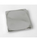 PORTACENERE QUADRATO OTTONE CROMATO