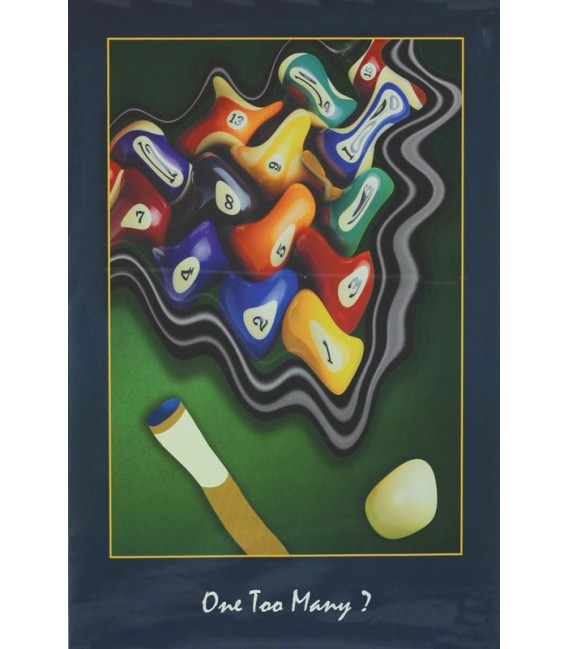 POSTER 'ONE TOO MANY?' cm. 92X60