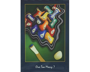POSTER 'ONE TOO MANY?' cm. 92X60