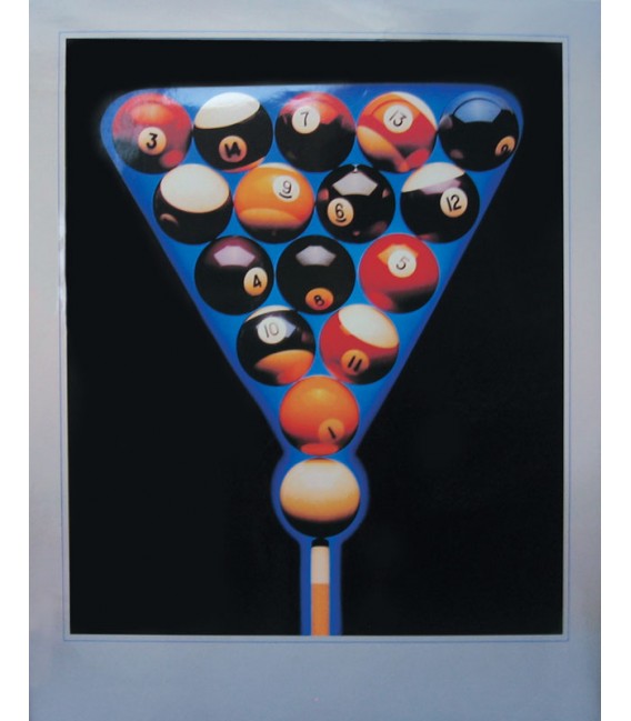 POSTER TRIANGOLO BLU