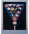 POSTER TRIANGOLO BLU