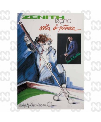 POSTER ZENITH BELLUTO ANNI 80 DA COLLEZIONE