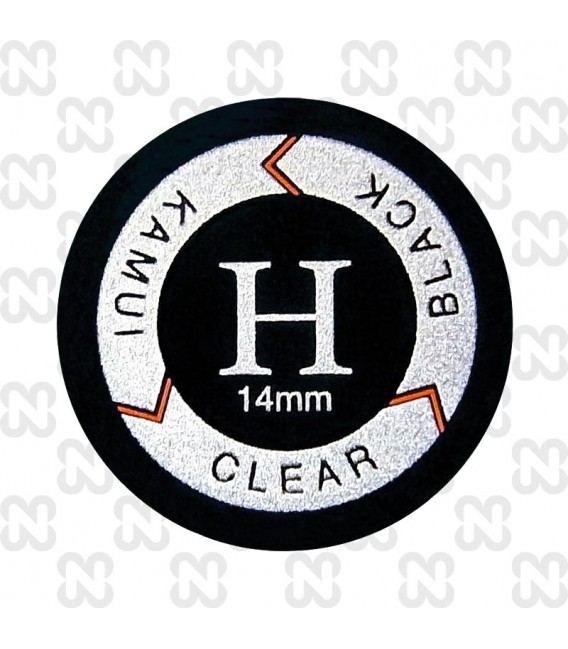 CUOIO KAMUI CLEAR NERO HARD 14 -LAMINATO - ORIGINALE