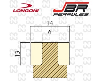 GHIERA LONGONI JBR PIRAMIDE D14 d6 h13