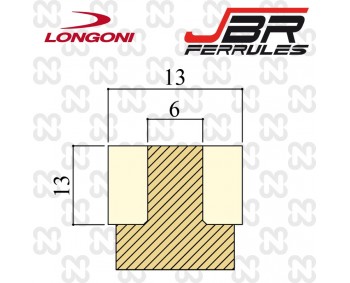 GHIERA LONGONI JBR PIRAMIDE D13 d6 h13