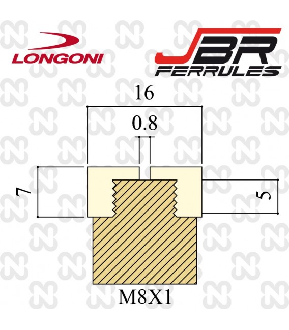 GHIERA LONGONI JBR CARAMBOLA C69-E69-K69-C71-E71