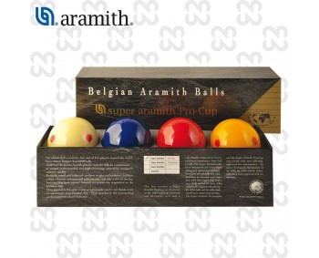 BILIE SET CARAMBOLA SUPER ARAMITH PRO-CUP 4 BILIE 61,5 mm