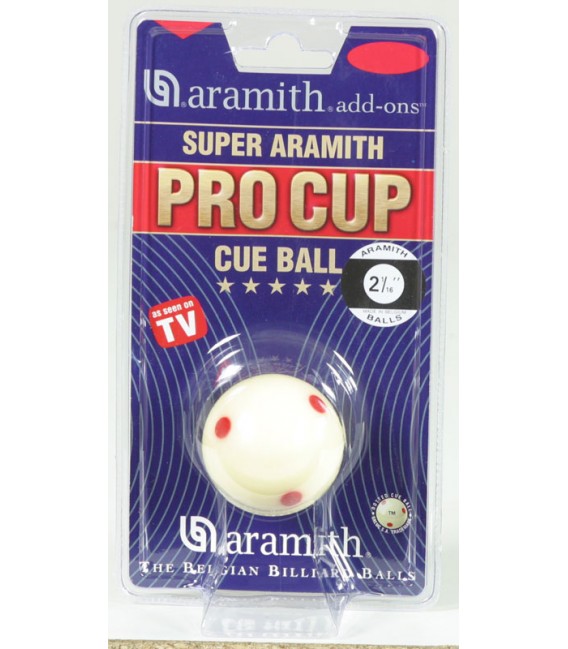 PALLINO BIANCO ARAMITH PRO-CUP 0 52,4 MM