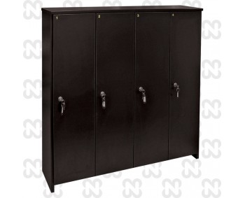 ARMADIETTO PORTASTECCHE VARSAVIA 4 ANTE NERO(106x107x28)