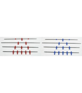 ASTE PASSANTI SERIE ROSSO/BLU 18MM ASSIST