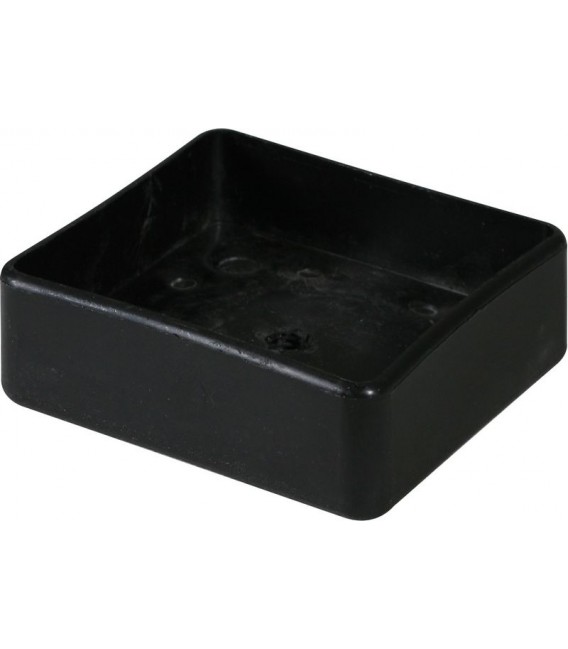 PIEDINO QUADRATO PVC NERO 7cm x 7cm X 3cm