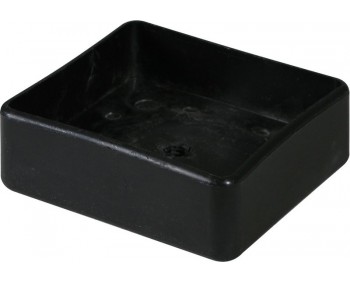 PIEDINO QUADRATO PVC NERO 7cm x 7cm X 3cm