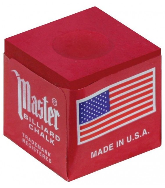 GESSETTO MASTER ROSSO BOX 12pcs. biliard Chalk