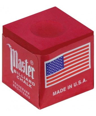 GESSETTO MASTER ROSSO BOX 12pcs. biliard Chalk