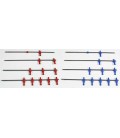 ASTE TELESCOPICHE SERIE BLU/ROSSO ASSIST