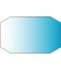 VETRO PER CALCETTO SABBIATO 121X63cm ( PORTIERE GIREVOLE )