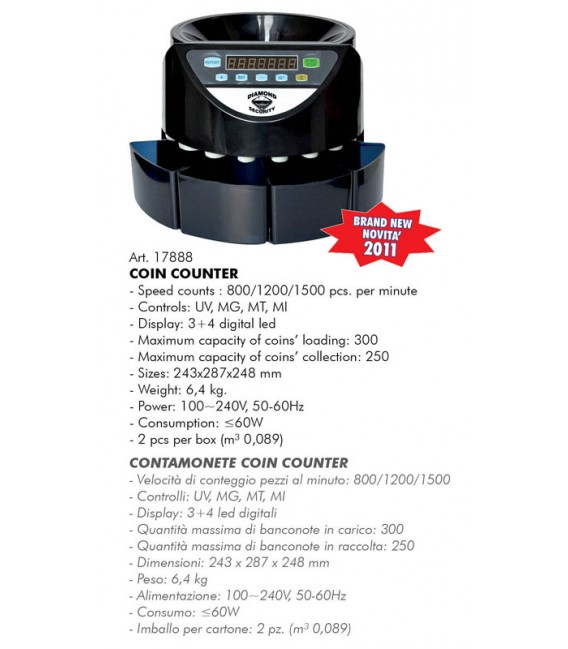 CONTAMONETE COIN COUNTER