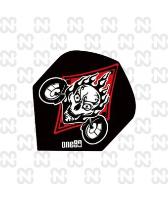 ALETTE POKER QUADRI NERO