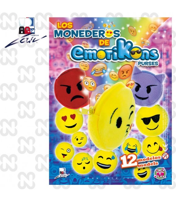 CAPSULA 69mm MONEDERO EMOTIKONS (set of 100 pcs)