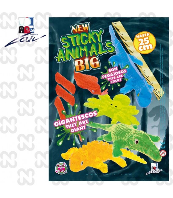 CAPSULA 69MM STICKY ANIMALS BIG (set da 100 pz.)