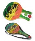 RACCHETTE PER BEACHBALL (SET 2 PZ) CON PALLINE