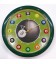 OROLOGIO DA PARETE NO. 8 VERDE