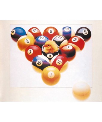 POSTER CHICK IN 8-BALL cm. 75X60