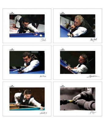 POSTERS LONGONI 'MASTERS OF BILLIARD' 6 PZ