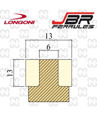 GHIERA LONGONI JBR PIRAMIDE D13 d6 h13