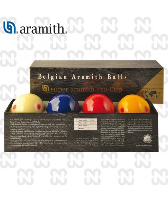 BILIE SET CARAMBOLA SUPER ARAMITH PRO-CUP 4 BILIE 61,5 mm